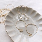 6pcs [24mm]  フープ ピアスパーツ  m467