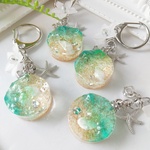 SALE 海のカケラ キーホルダー レジン 海 