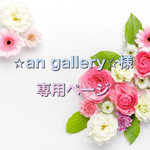 ⭐︎an gallery⭐︎様専用ページ