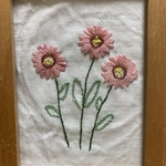 お花☆手刺繍☆ハンドメイド☆