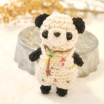 麦わら帽子のミニパンダちゃん🐼.*