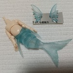 人魚素体 ラムネ クリア/ホワイティ #ねんどろ  サイズ