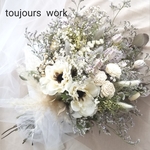 クラッチブーケ◇white◇アネモネ◇ウェディング◆前撮り◇プレゼント