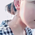 パール丸ピアス/イヤリング(•ᵕᴗᵕ•)❁⃘