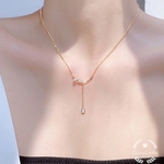 金メッキ　　アンバランスデザイン　ネックレス　ギフト　夏のアクセサリー