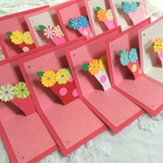 10枚set お花とカップの ポップアップカード