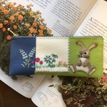 🐰felt  de patchworkうさぎのペンケース🐰