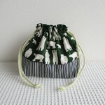 【単品販売】お弁当袋　＊しろくまグリーン＊