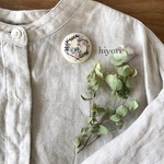 刺繍ブローチ