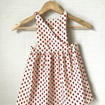 苺🍓プリント　子供エプロンドレス