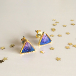 夜空の三角窓ピアス
