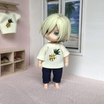 刺繍Tシャツ(パイナップル)