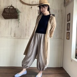 【7/3〜5まで3日間 SALE価格】シャツワンピース　ベージュ