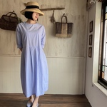 【7/3〜5まで3日間 SALE価格】爽やかなブルーのワンピース