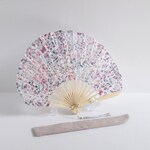 【A様専用ページ】Flower扇子*リバティFeldaホビーラピンク×ナチュラル
