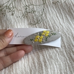 刺繍パッチンピン