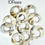 アクリルリングパーツ10個