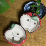 優しいお顔の真っ赤なりんご🍎さん器