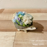 《再販》＊＊ハリネズミ🦔フラワーポットminiサイズ登場＊。・＊
