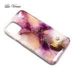 Floraison ❇︎スマホケース/スマホショルダー/ストラップ対応 《名入れ・文字入れ可能》 AQUOS Xperia Galaxy Android アルコールインクアート レジン レジンアート