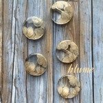 ♡再販8【ビーズ】round nuance color flower beads #BG