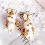 真っ白な世界♡猫ちゃんピアス