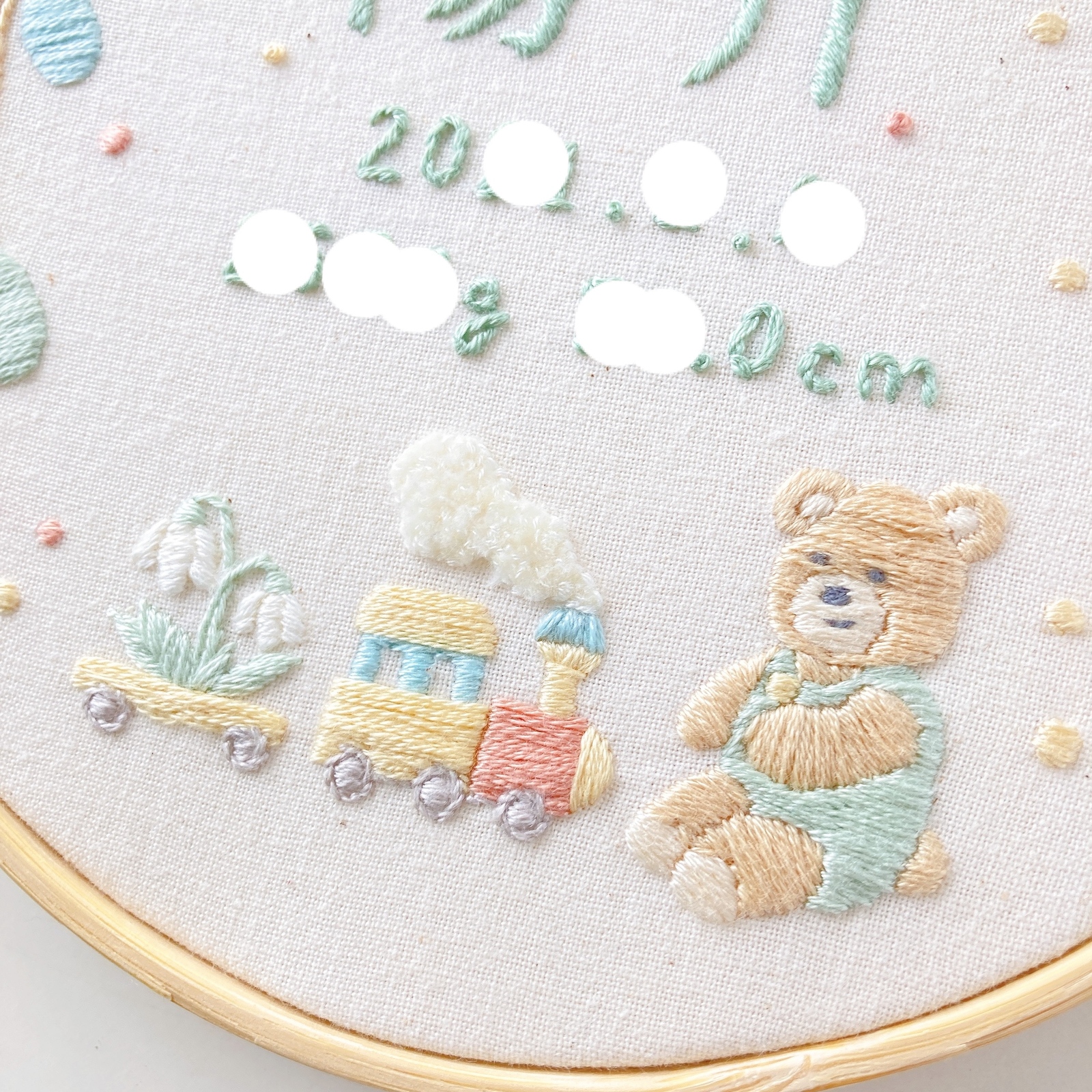 ≪セミオーダーで叶える ちょっぴり贅沢な手刺繍バースボード