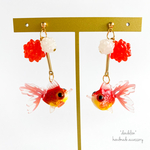 金魚花火ピアス/イヤリング