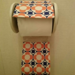 北欧風  レトロフラー  トイレットペーパーカバー