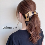 送料無料★【バナナクリップ アーチ型】scarf ribbon♡