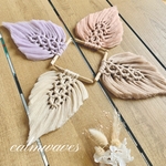 マクラメフェザータペストリー | Macrame feather