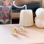 小さい小さいマーガレット　ピアス/イヤリング