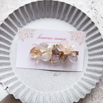 raffine  Perl flower ヘアクリップorポニーフック