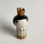 こけしちゃん花瓶  冠のこ