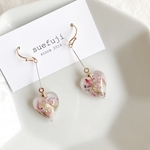 milky heart ピアス イヤリング