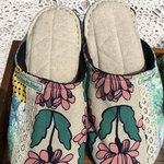 人気♪花柄ふわふわスリッパ