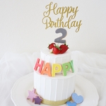 lulu7013様　専用　オリジナルクレイケーキ♪オーダーページ♡ バースデーケーキ　誕生日　自宅撮影
