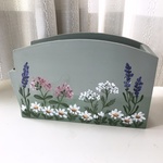 ペン＆メモホルダー★トールペイント★野の花