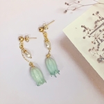 ドライフラワーフローレンティナピアス/イヤリング  ブルー