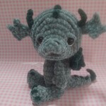 もこもこ編みぐるみ☆BabyDino☆miniドラゴン☆
