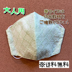 【送料無料】☆ハンドメイドマスク大人用☆