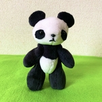 手のりパンダのぬいぐるみ