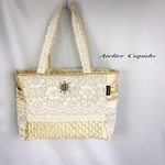 お稽古バッグ✨プチシャンパンゴールド