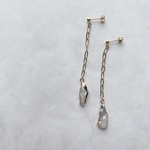 freshwater pearl×chain pierce/earring