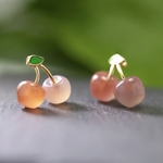 南紅瑪瑙◆超美品◆濃い目◆さくらんぼ◆ 17.6mm K00112