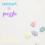 coccuri＊puzzle pastel earring