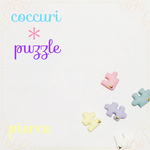 coccuri＊puzzle pastel pierce