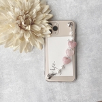 キーリングハンガー スマホリング 全機種対応 韓国 シルバー ゴールド かわいい ハート スマホケース iPhone