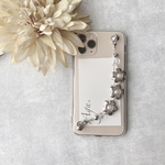 キーリングハンガー スマホリング 全機種対応 韓国 シルバー ゴールド かわいい ハート スマホケース iPhone