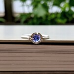 emapato様専用　タンザナイトの紫陽花リング